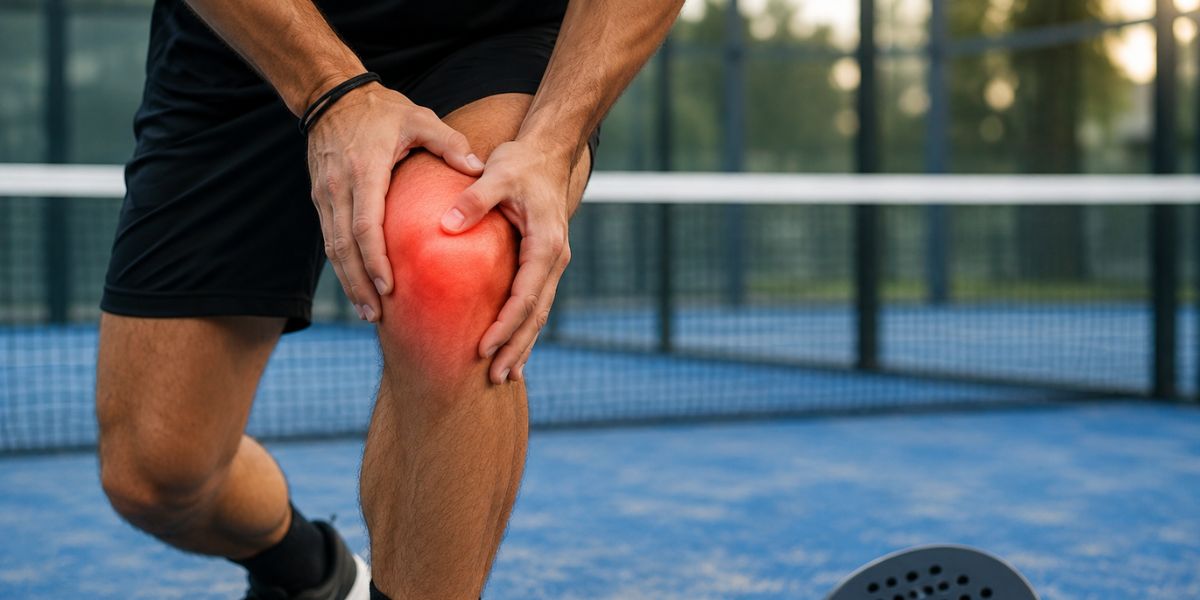 Kniepijn bij padel: wat te doen en hoe voorkom je het?