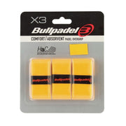 Bullpadel COMFORT ABSORBENT Overgrips Geel 3 Stuks