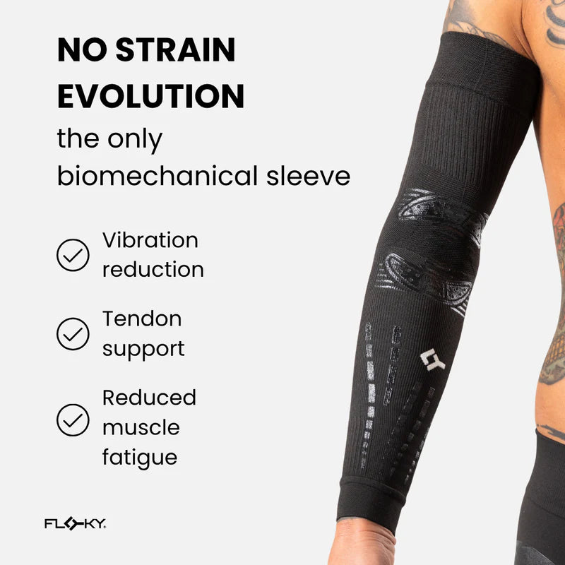 Floky Armsleeve Evolution No Strain Zwart 2 Stuks