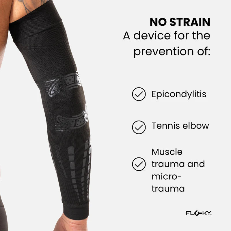 Floky Armsleeve Evolution No Strain Zwart 2 Stuks