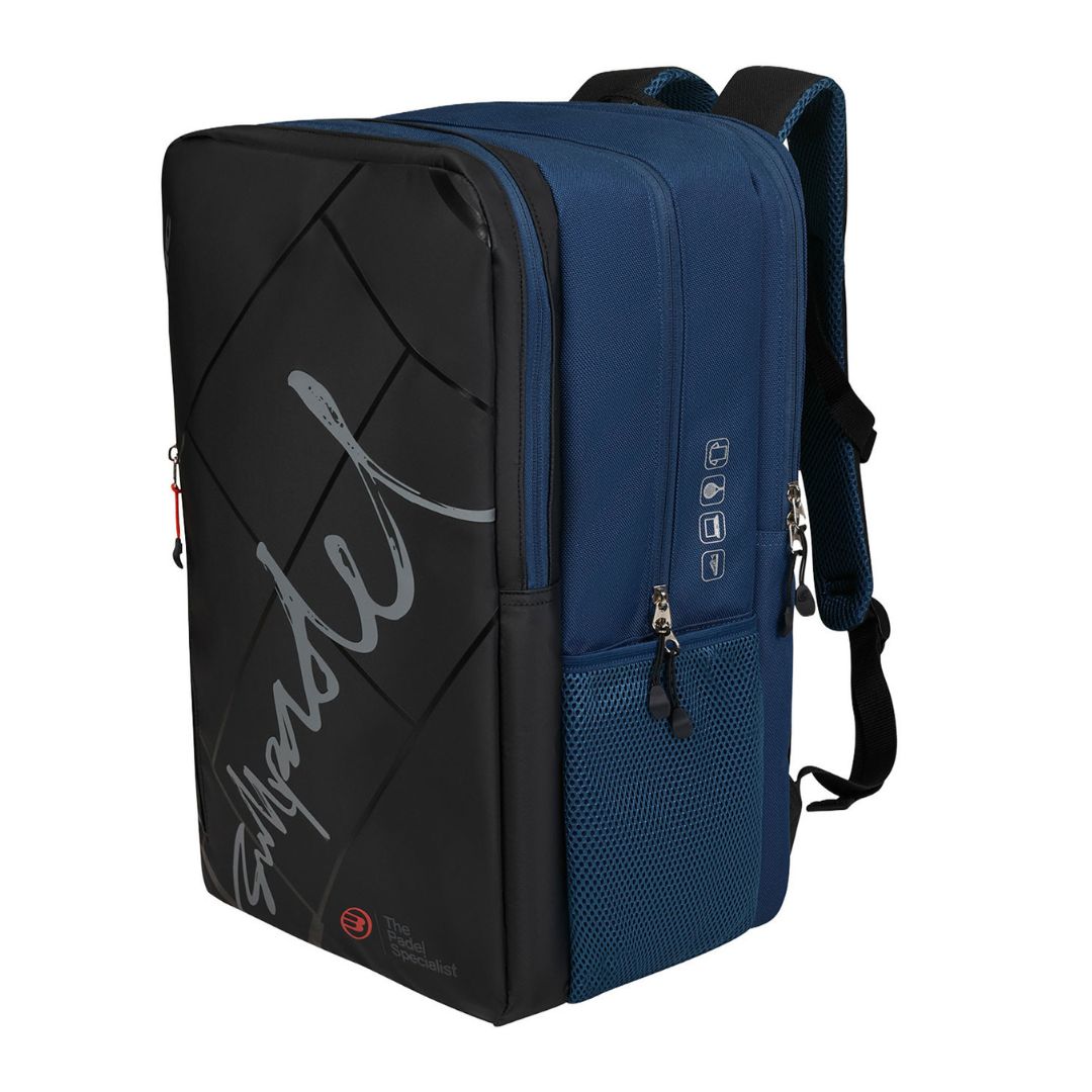 Bullpadel Ionic Padel Rugzak Zwart Blauw