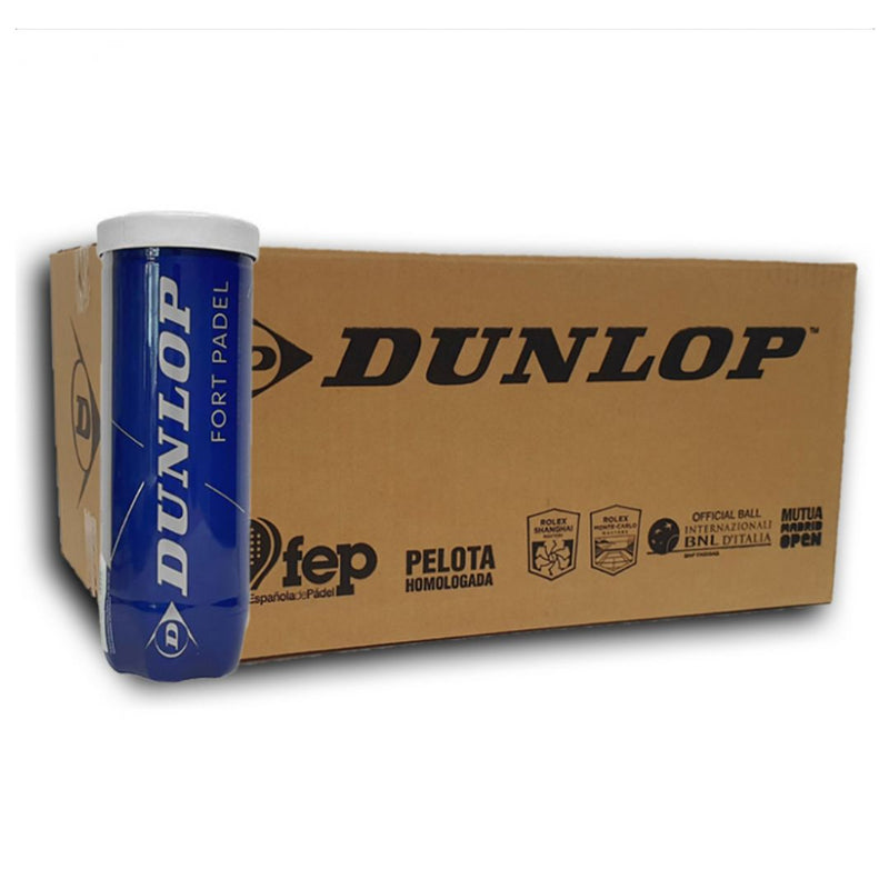 Dunlop FORT Padel Ballen Doos 24 x 3 Stuks