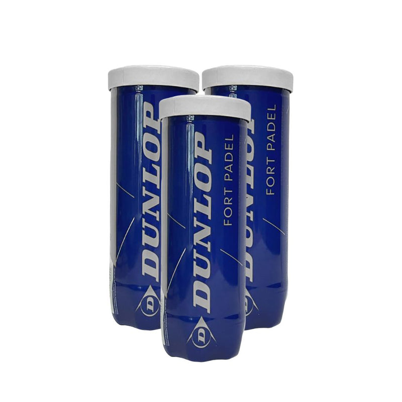 Dunlop FORT Padel Ballen 3 Kokers x 3 Stuks