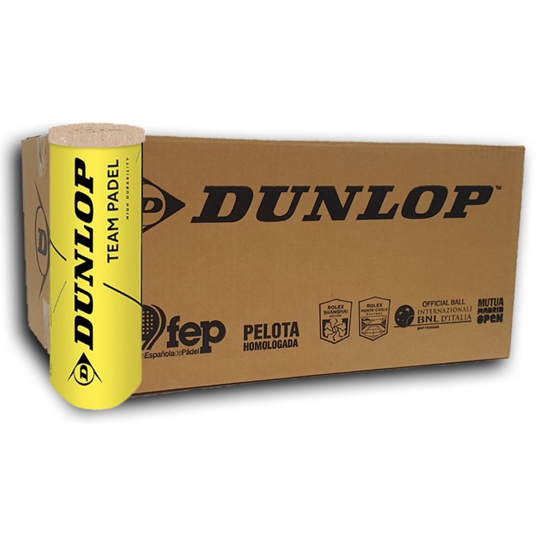 Dunlop TEAM Padel Ballen 24x 3 Stuks