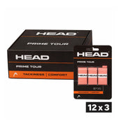 Head PRIME TOUR Overgrips Zalm 12x3 Stuks Voordeelverpakking
