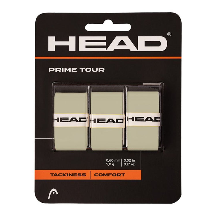 Head PRIME TOUR Overgrips Grijs 3 Stuks