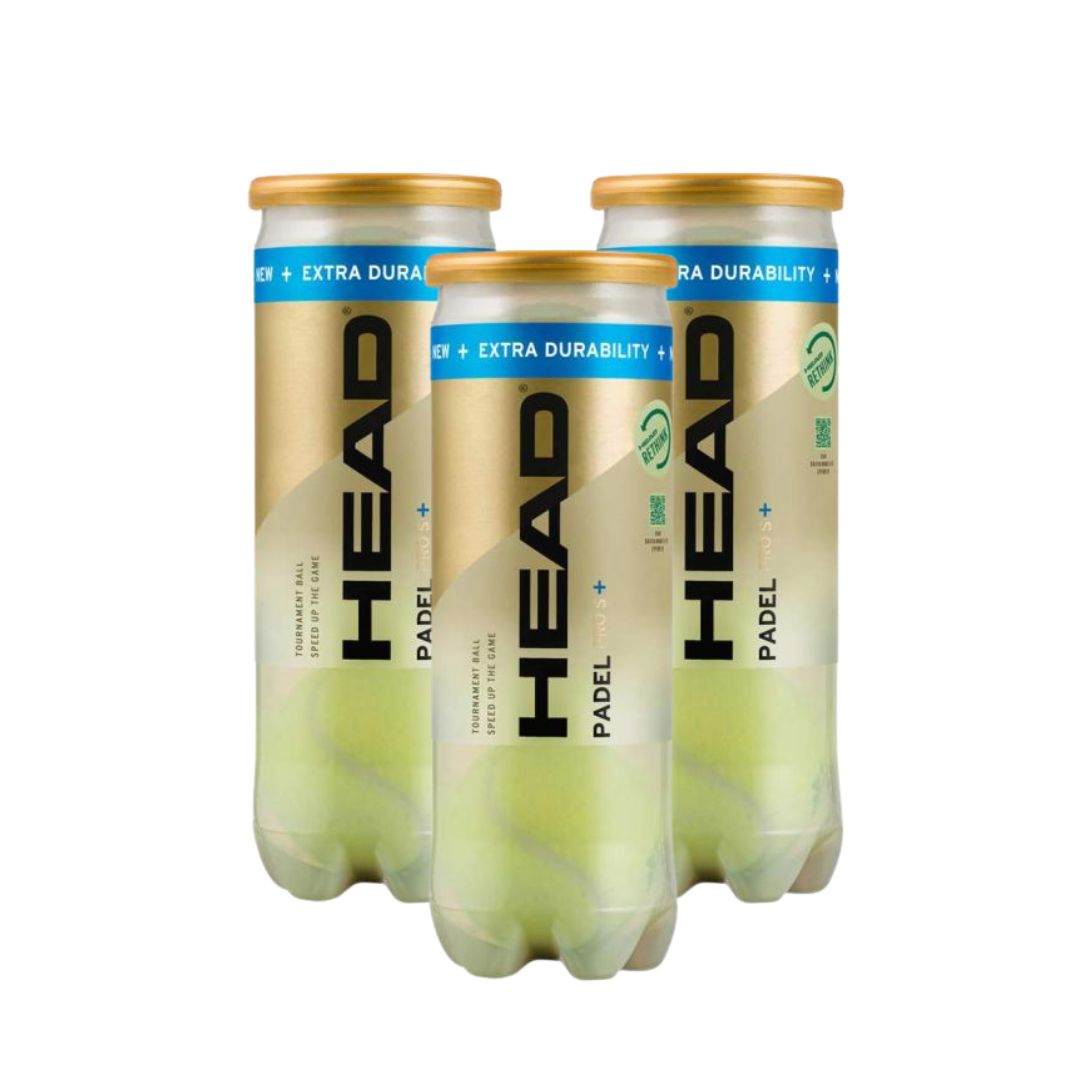 Head PRO S+ Padel Ballen 3x 3 Stuks