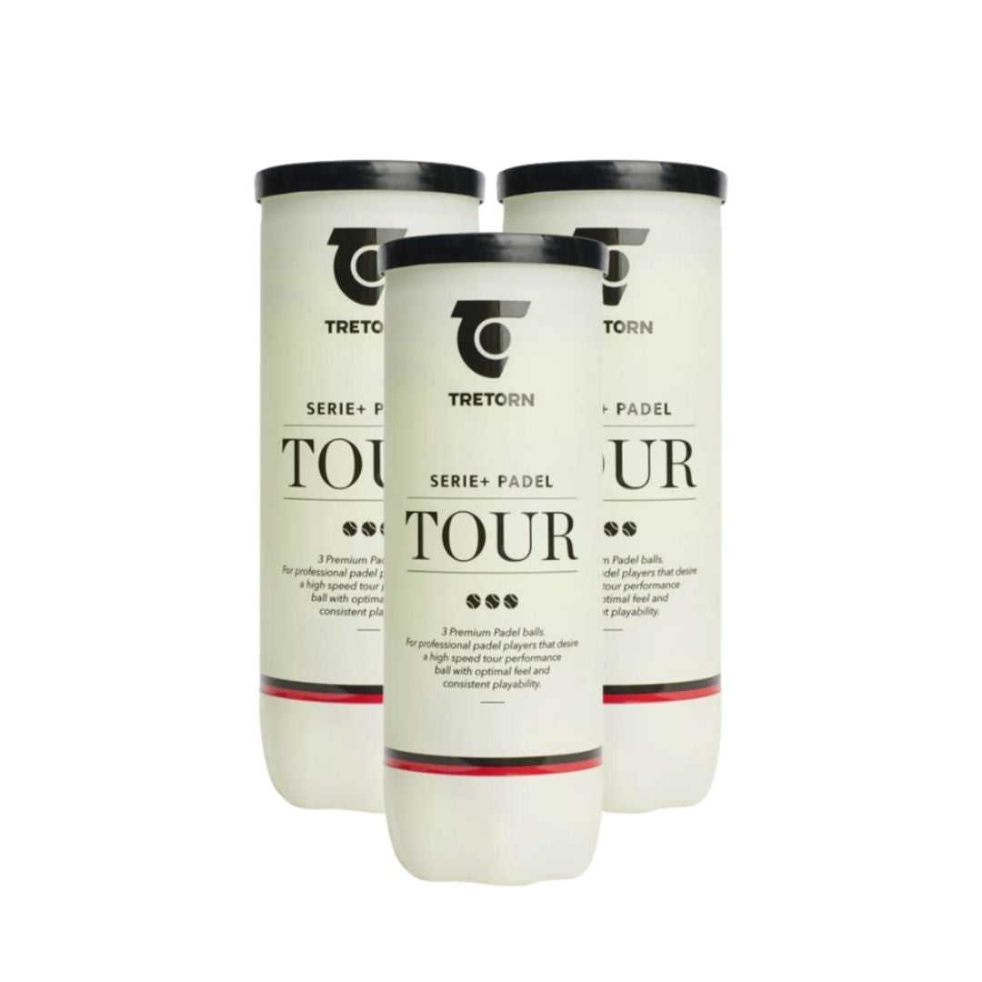 Tretorn TOUR SERIE Padel Ballen 3x 3 Stuks