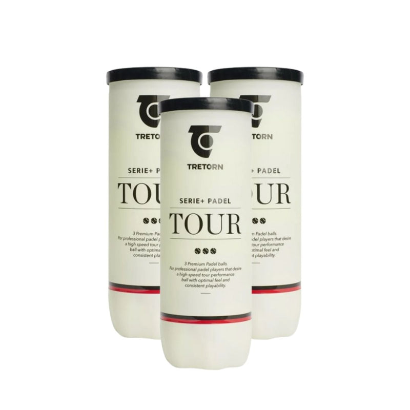 Tretorn TOUR SERIE Padel Ballen 3x 3 Stuks