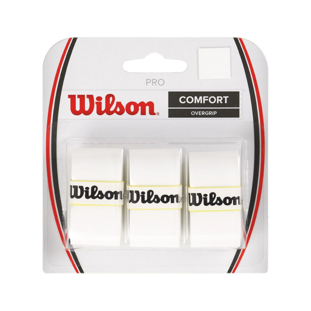 Wilson Pro Comfort Overgrips Wit 3 Stuks
