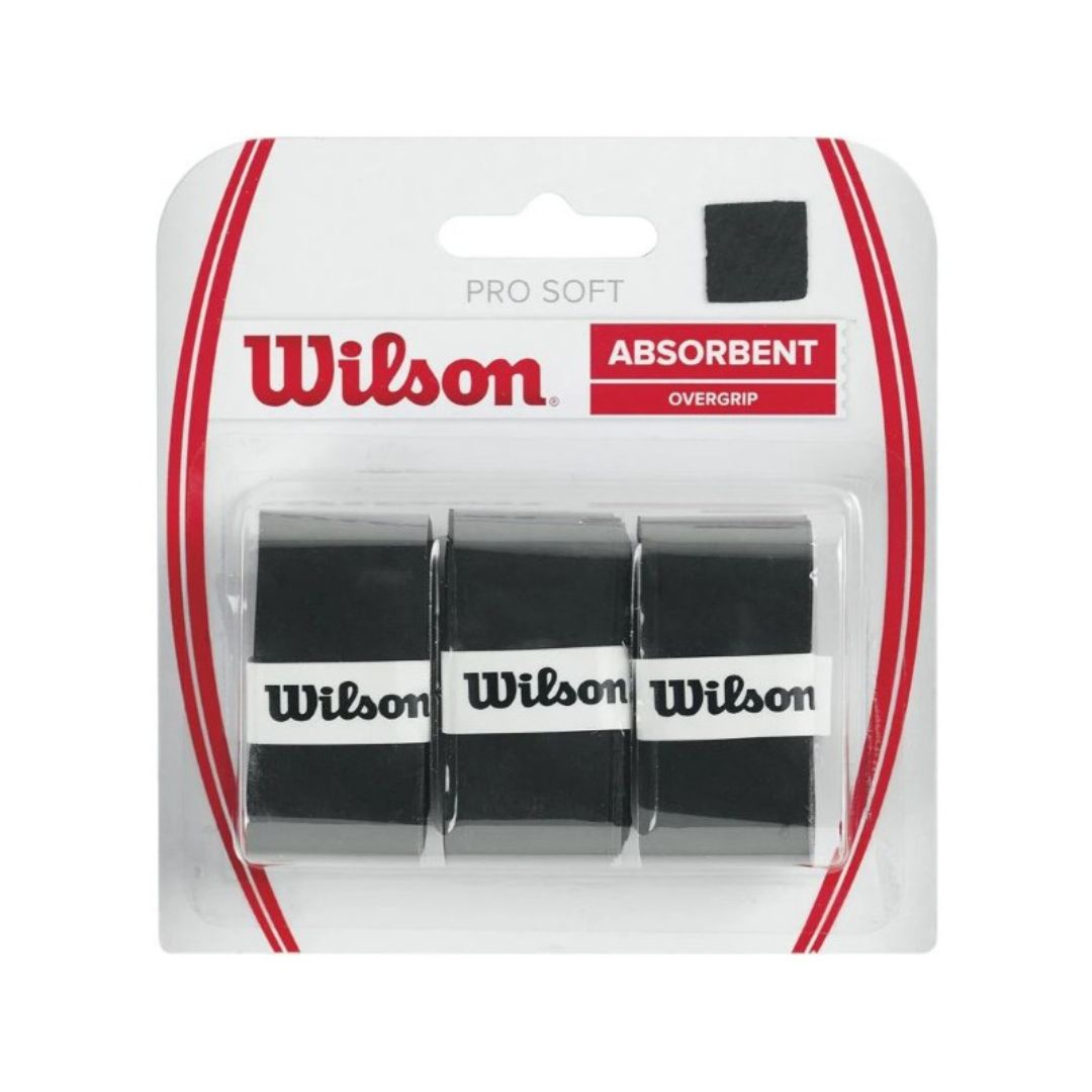 Wilson Pro Comfort Overgrips Zwart 3 Stuks