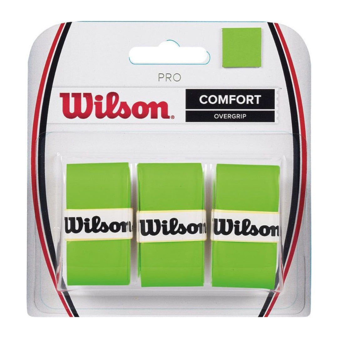 Wilson Pro Comfort Overgrips Groen 3 Stuks