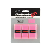Bullpadel COMFORT ABSORBENT Overgrips Roze 3 Stuks