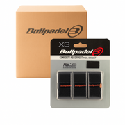 Bullpadel COMFORT ABSORBENT Overgrips Zwart 12x 3 Stuks Voordeelverpakking