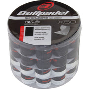 Bullpadel COMFORT ABSORBENT Overgrips Mix XL Voordeelverpakking 50 Stuks